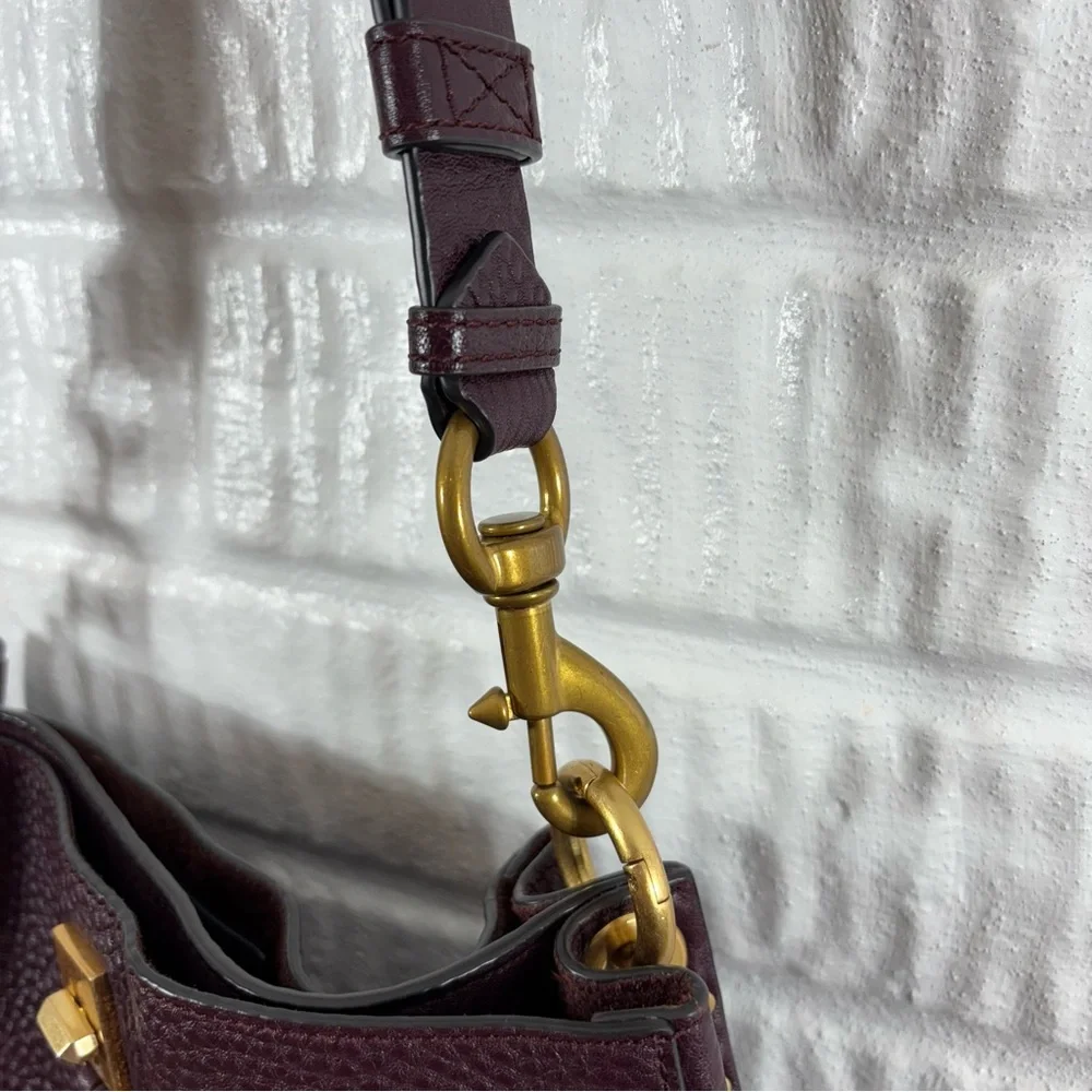 Rebecca Minkoff Darren Shoulder Bag Malbec Dust Bag - Picture 3 of 14
